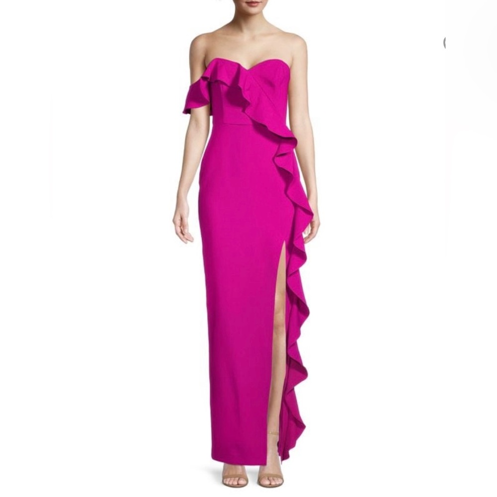 Aiden Mattox Pink Gown